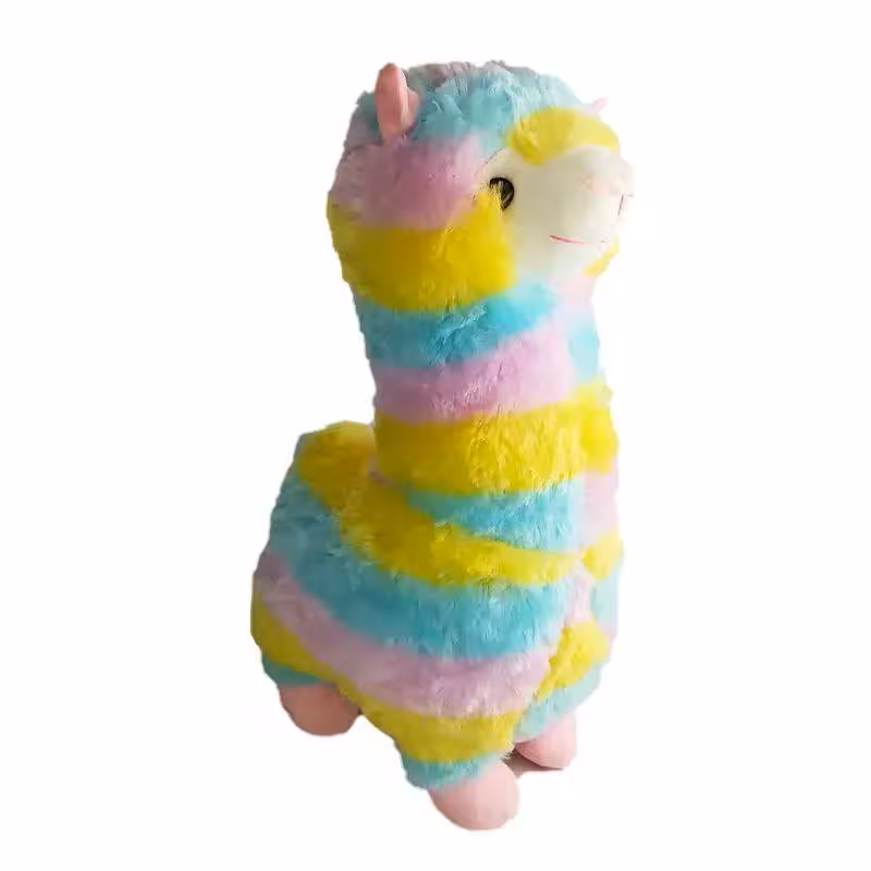 عروسک لاما آبرنگی 45 سانتی