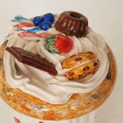 ماگ سرامیکی طرح بستنی مدل دستساز کد 1070