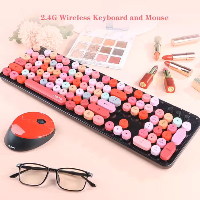 کیبورد و ماوس بی سیم مافی مدل sweet mix