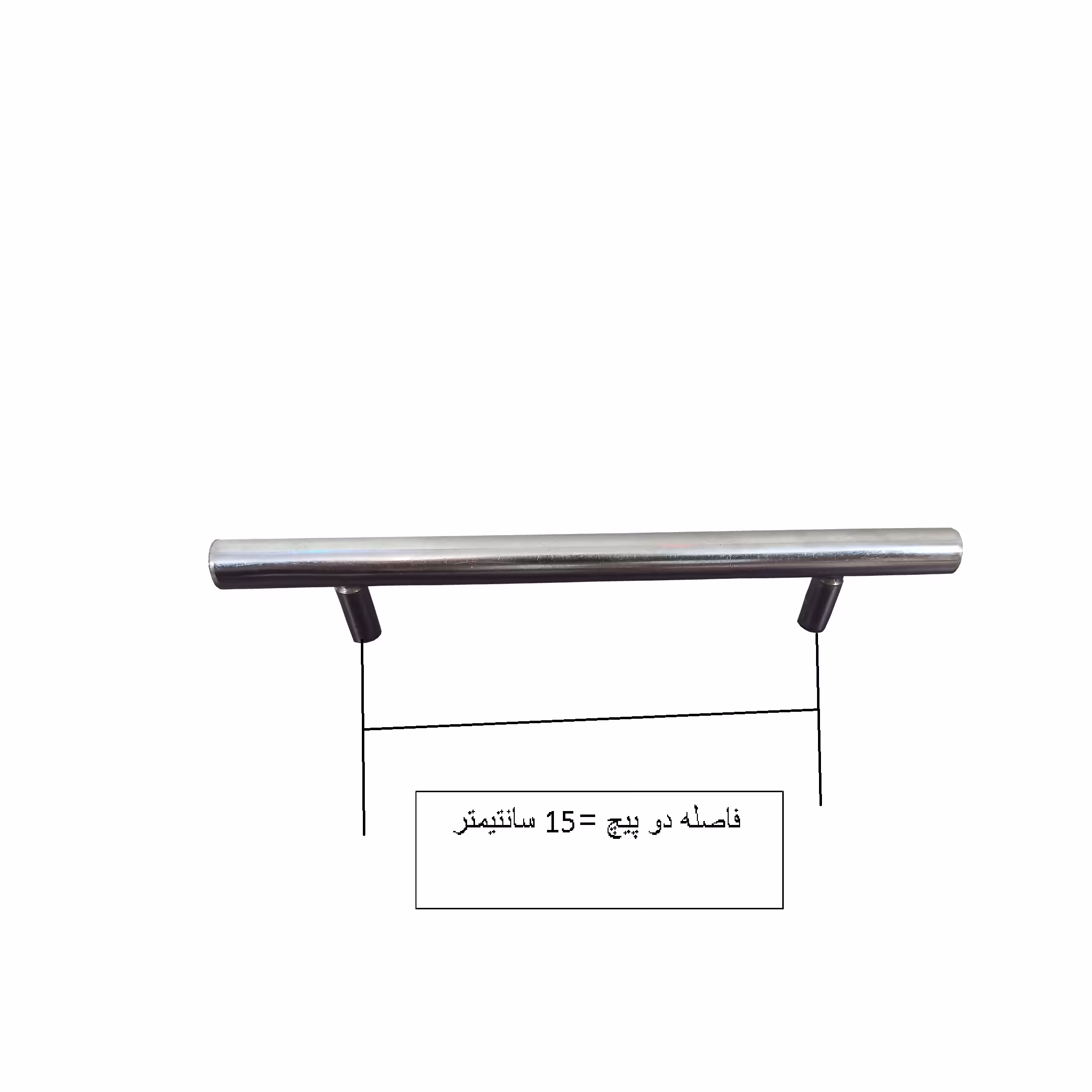 دستگیره کابینت مدل میله ای کد MIL150 بسته 3 عددی