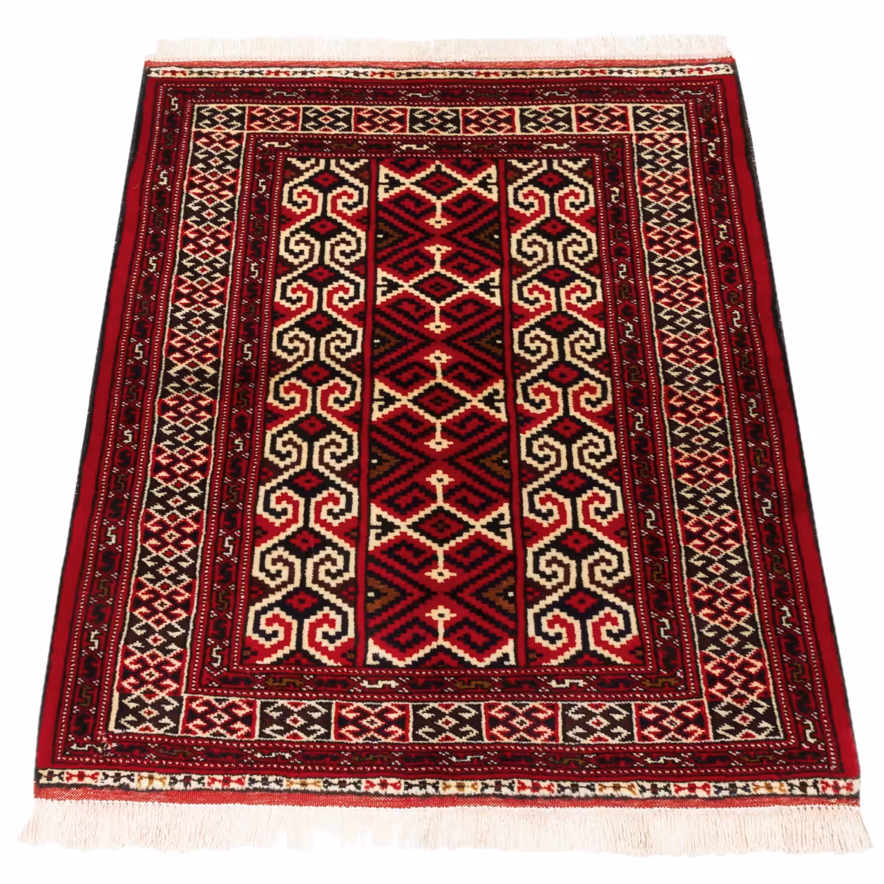 فرش دستباف قدیمی یک متری سی پرشیا کد 171830