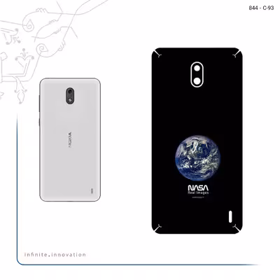 برچسب پوششی ماهوت مدل NASA Home Earth مناسب برای گوشی موبایل نوکیا 2