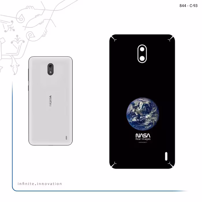 برچسب پوششی ماهوت مدل NASA Home Earth مناسب برای گوشی موبایل نوکیا 2