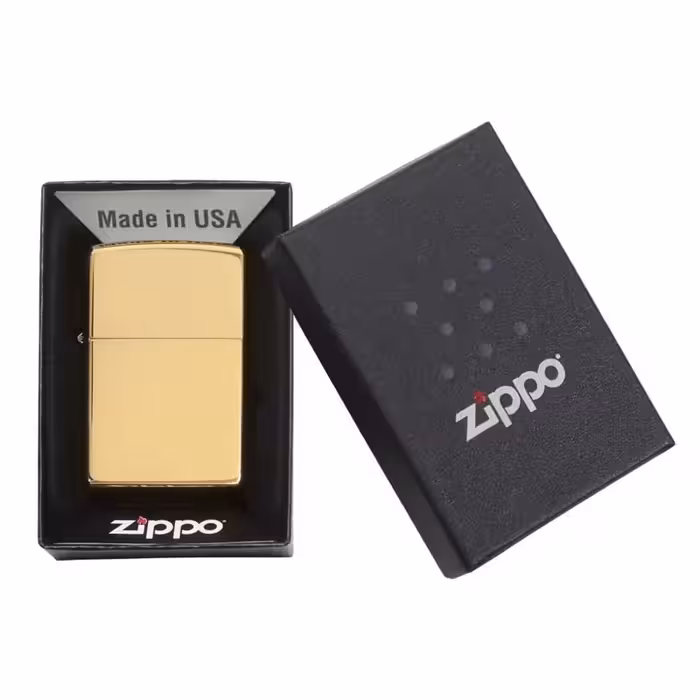 فندک زیپو مدل Zippo 254B High Polish Brass