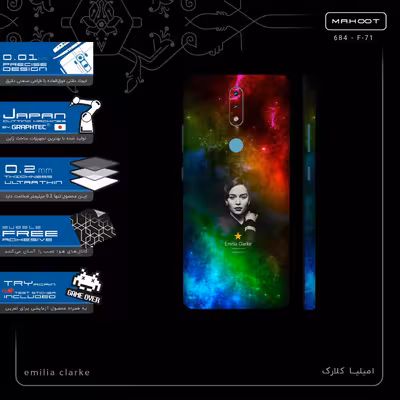 برچسب پوششی ماهوت مدل emilia clarke-FullSkin مناسب برای گوشی موبایل نوکیا 2.4