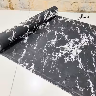 سرویس ملحفه مدل کشدوز niki05.18 طرح ماربل دو نفره سه تکه