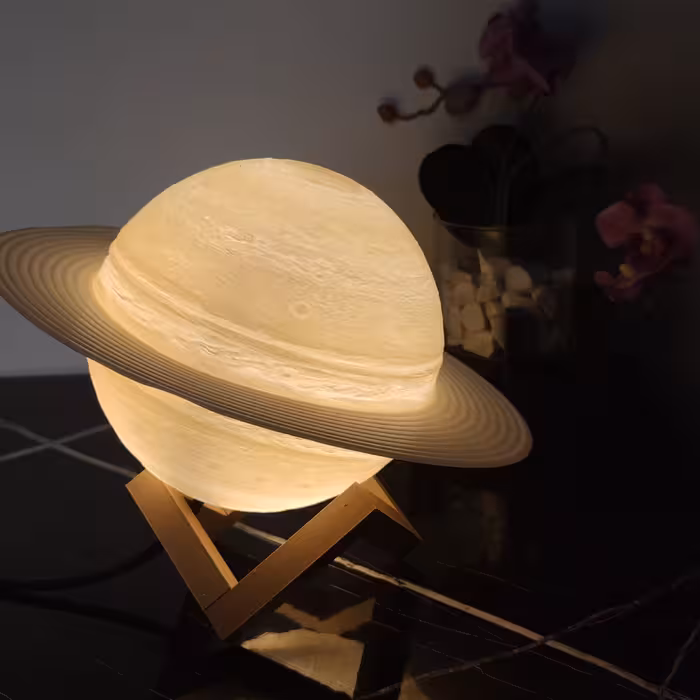 آباژور رومیزی مدل سیاره زحل large