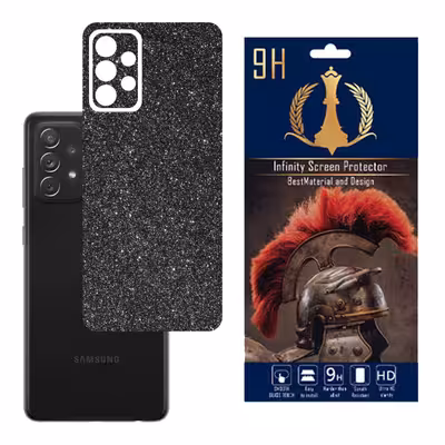 برچسب پوششی اینفینیتی مدل PRO MAX مناسب برای گوشی موبایل سامسونگ GALAXY A72 به همراه محافظ صفحه نمایش