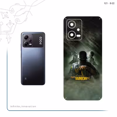 برچسب پوششی ماهوت مدل Rainbow_Six_Game مناسب برای گوشی موبایل شیائومی Poco X5