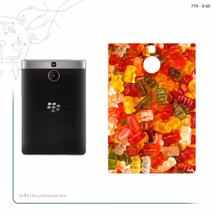 برچسب پوششی ماهوت مدل Gummi candy 1 مناسب برای گوشی موبایل بلک بری Passport Silver Edition