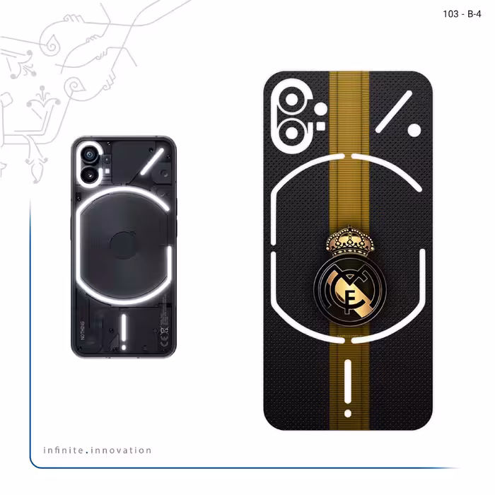 برچسب پوششی ماهوت مدل Real_Madrid_2 مناسب برای گوشی موبایل ناتینگ Phone 1