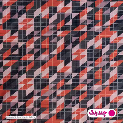 ملحفه آدنو مدل منشور کد CH94 یک نفره سایز 140x240 سانتی متر