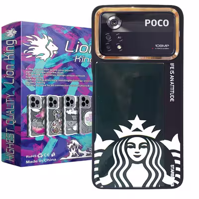 کاور لاین کینگ مدل BAXCAFEH1 مناسب برای گوشی موبایل شیایومی Poco M4 Pro 4G