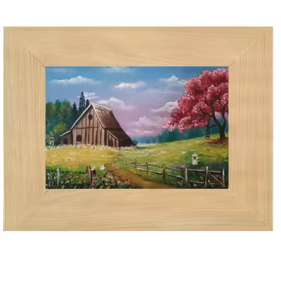 تابلو نقاشی رنگ روغن طرح فصل کد 7532 مجموعه 5 عددی