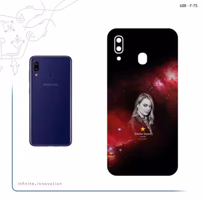 برچسب پوششی ماهوت مدل Emma Stone مناسب برای گوشی موبایل سامسونگ Galaxy M10s