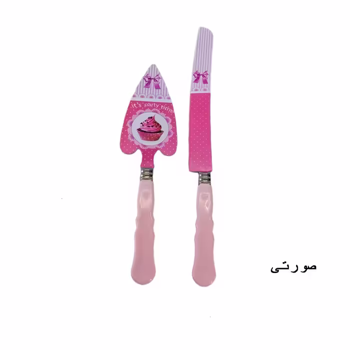 کارد و کفگیر سرو کیک مدل cup cake