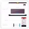 برچسب پوششی ماهوت مدل Purple-Leather مناسب برای تبلت هوآوی Matepad T10 2020 AGS-L09