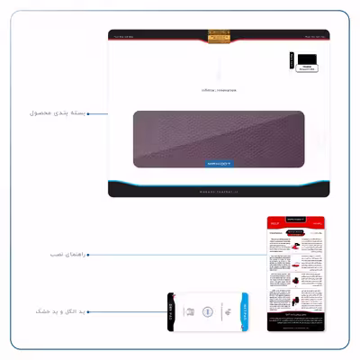 برچسب پوششی ماهوت مدل Purple-Leather مناسب برای تبلت هوآوی Matepad T10 2020 AGS-L09