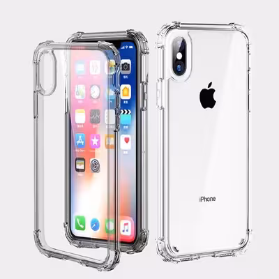 کاور مدل ژله ای کپسول دار مناسب برای گوشی موبایل اپل iphone X  XS