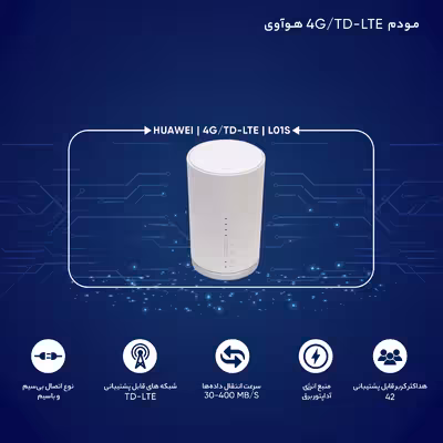 مودم 4G/TD-LTE هوآوی مدل speed wi-fi home L01s