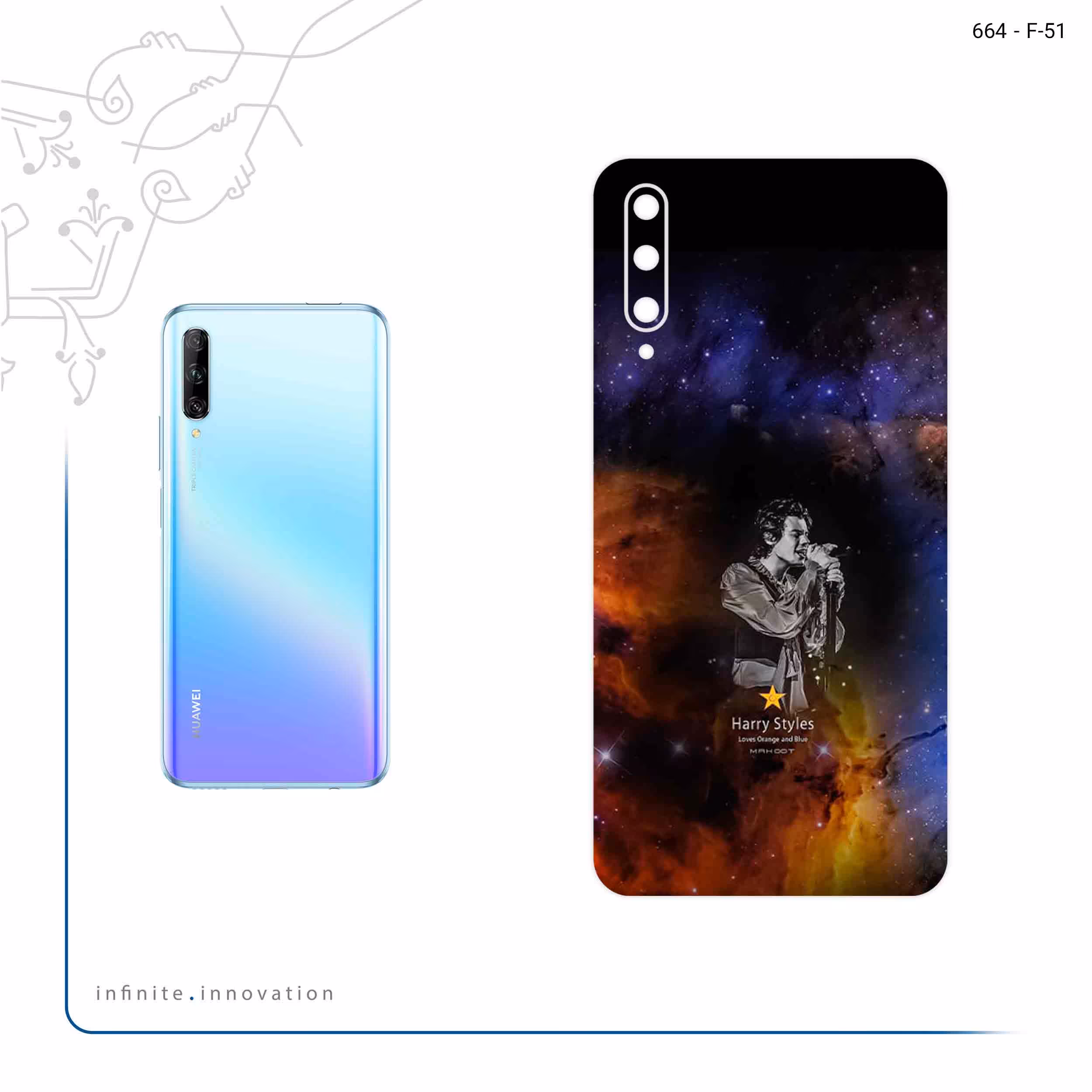 برچسب پوششی ماهوت مدل Harry Styles مناسب برای گوشی موبایل هوآوی Y9S