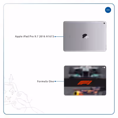 برچسب پوششی ماهوت مدل Formula One مناسب برای تبلت اپل iPad Pro 9.7 2016 A1673
