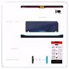 برچسب پوششی ماهوت مدل Deep-Blue-Leather مناسب برای تبلت سامسونگ Galaxy Tab S2 9.7 2015 T810