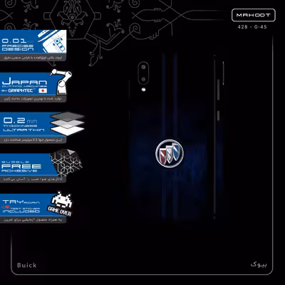 برچسب پوششی ماهوت مدل Buick-FullSkin مناسب برای گوشی موبایل سامسونگ Galaxy M02