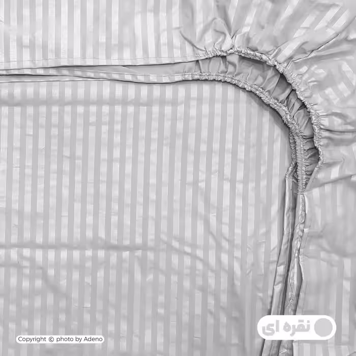 ملحفه آدنو مدل راه راه کد MB01 یک نفره سایز 80x180 سانتی متر 