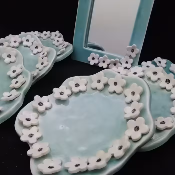 ست 7 تکه هفت سین سرامیکی هیواسرامیک مدل یاس کد 10883010