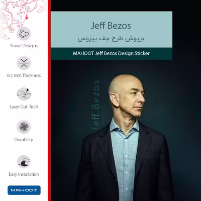 برچسب پوششی ماهوت مدل Jeff Bezos مناسب برای تبلت مایکروسافت Surface Pro 4 2015