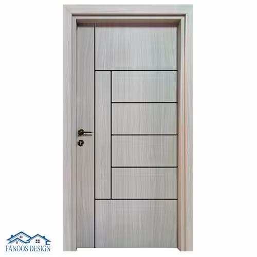 درب اتاق خواب روکش طبیعی کد 1523