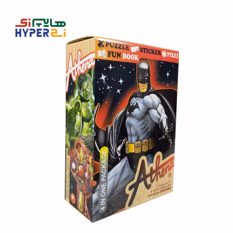 پازل دایره ای 20 تکه آتنا طرح بتمن (بهمراه استیکر و پیکسل)Athena