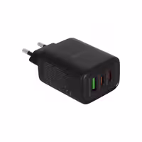 شارژر دیواری فست و PD سه پورت VIPLATINA مدل VC56 65W - مشکی