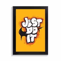 تابلو تایپوگرافی طرح just do it کد PF-15056
