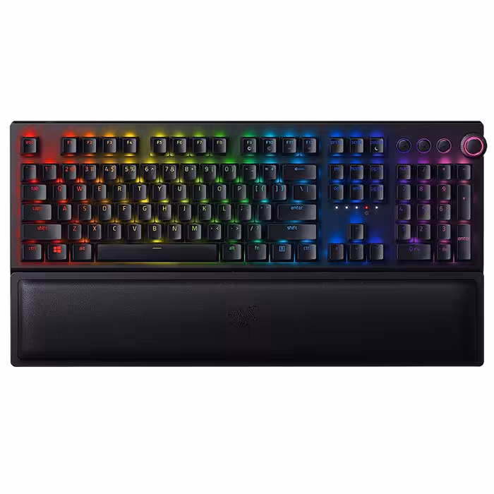 کیبورد بی سیم گیمینگ مکانیکال ریزر مدل BlackWidow V3 Pro