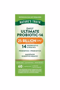 کپسول‌های پروبیوتیک روزانه Nature's Truth ـ بسته 60 عددی