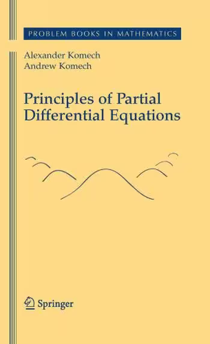 خرید و دانلود نسخه کامل کتاب Principles of Partial Differential Equations