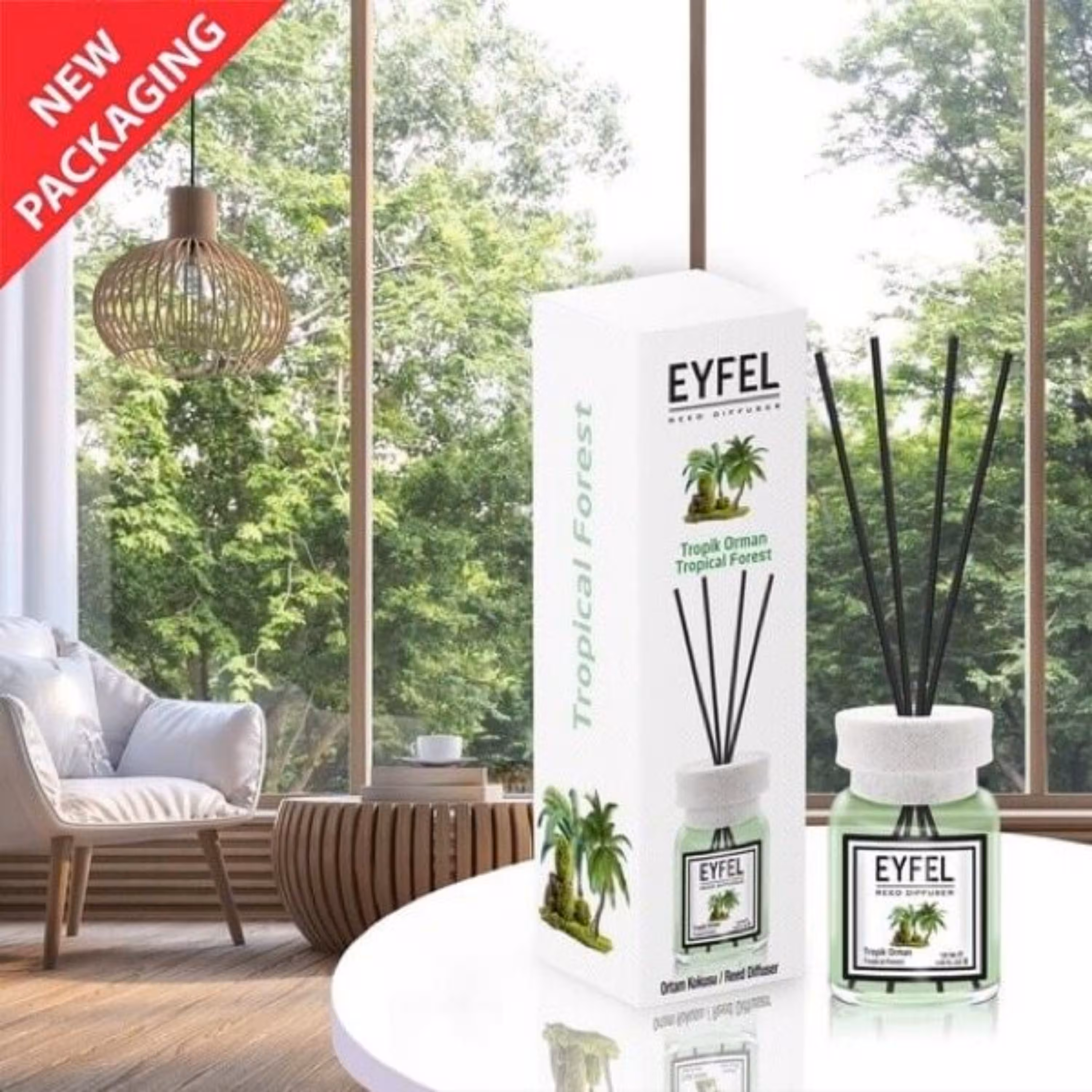 اسانس وخوبوکننده ایفل طرح تروپیکال فرست حجم 120میلی گرم