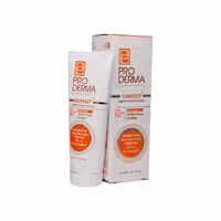 ضدافتاب و روشن کننده لکه پوست پرودرما SPF 50 فاقدرنگ