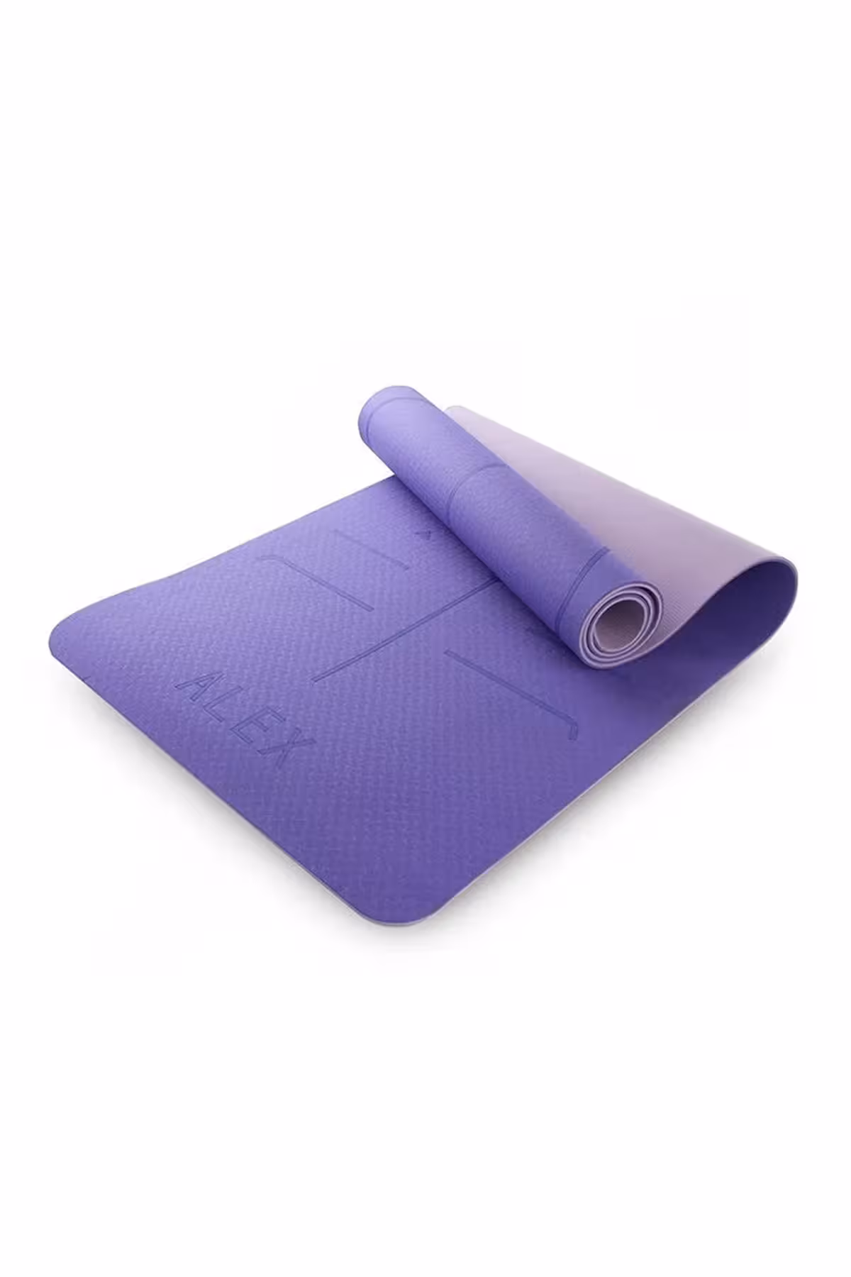 مت یوگا TPE طرح الکس ALEX  ضخامت 8 میلی متر – یاسی