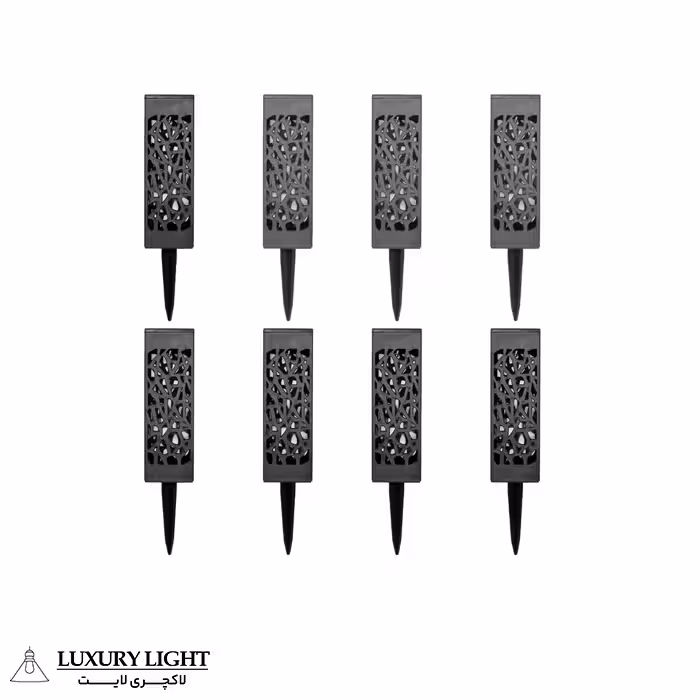 چراغ باغی خورشیدی سولونیکس مدل مکعب بسته 8 عددی