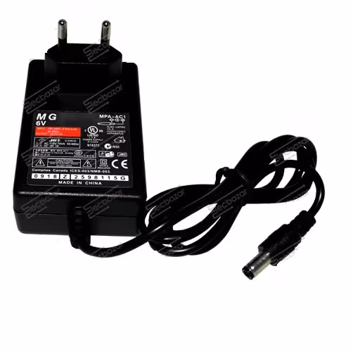 آداپتور سوئیچینگ 6 ولت 2 آمپر Adapter 6V 2A