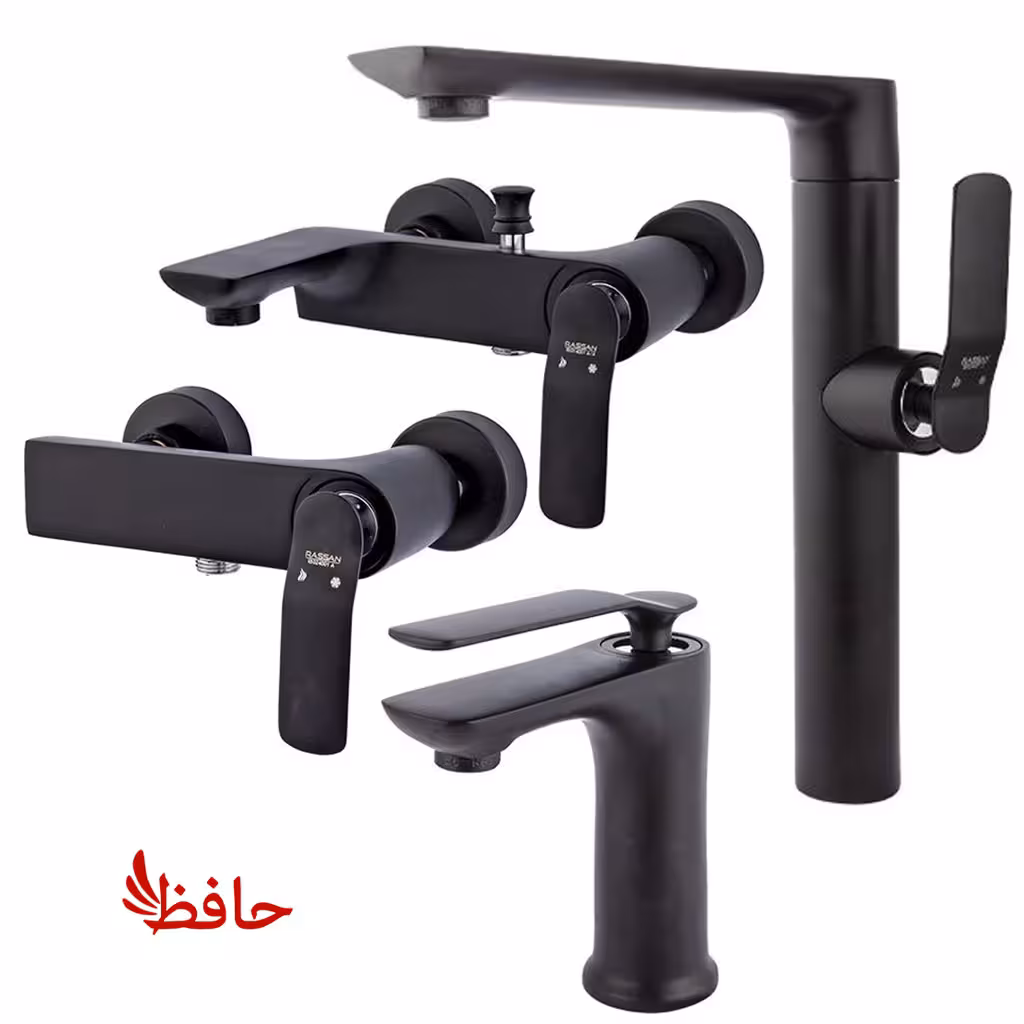 ست شیرالات راسان مدل آوات مشکی