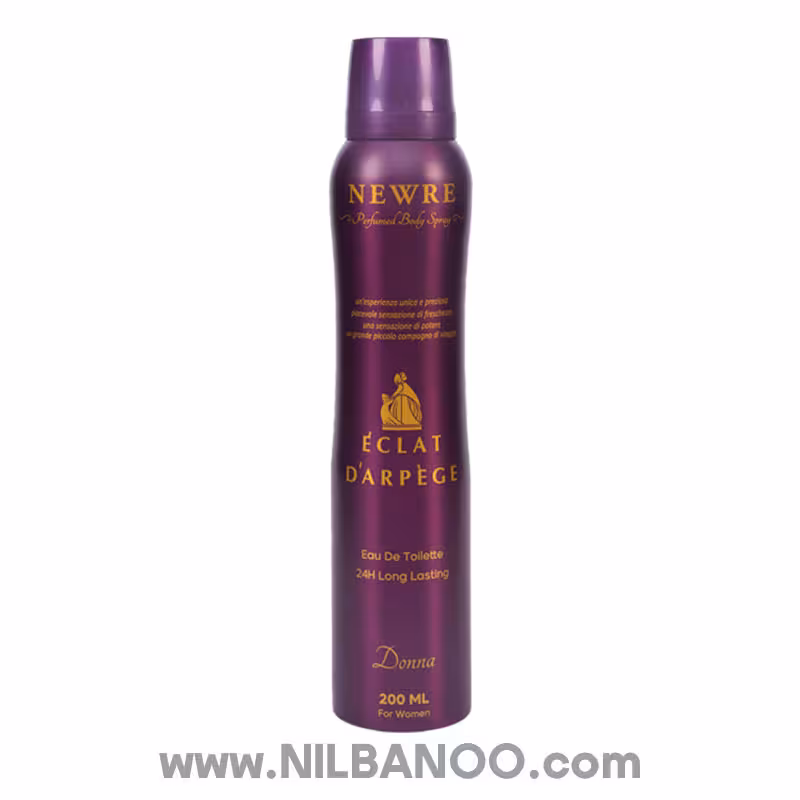 اسپری بدن اکلت نیوره مدل eau de toilette حجم 200 میل