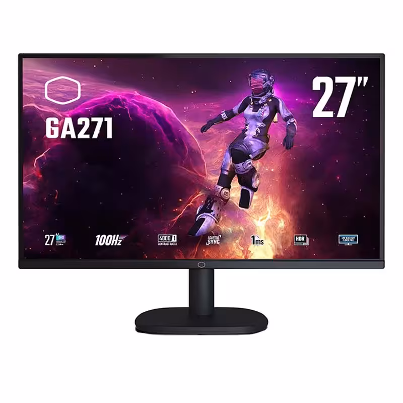 مانیتور گیمینگ کولر مستر مدل GA271 با پنل VA و سایز 27 اینچ