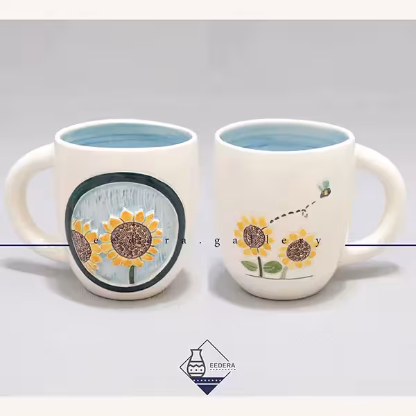 ماگ دستساز آفتابگردان