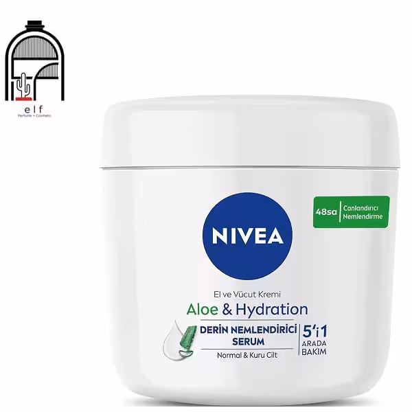 کرم مرطوب کننده 5 در 1 دست و بدن نیوآ حاوی عصاره آلوئه ورا مناسب پوست معمولی تا خشک 400 میل برند: نیوآ – Nivea