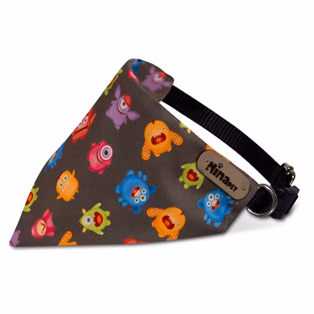 قلاده دستمال گردن سگ نیناپت مدل هیولا