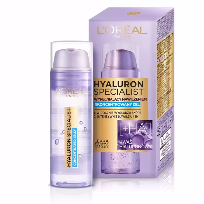 ژل آبرسان و مرطوب کننده لورال سری Hyaluron Specialist مدل Concentrated Jelly